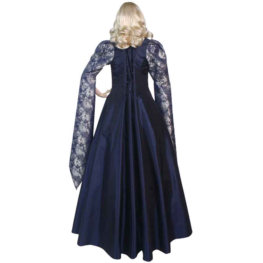 royal blue renaissance dress