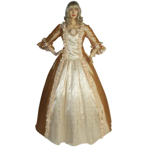 Taffeta Two Piece Renaissance Dress