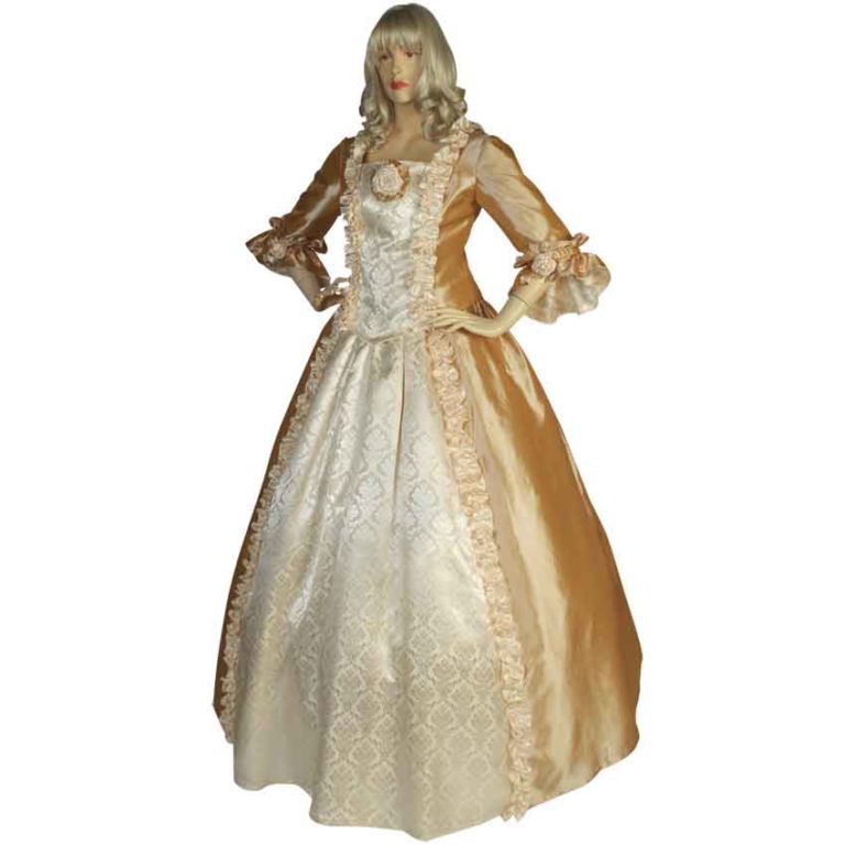 Taffeta Two Piece Renaissance Dress