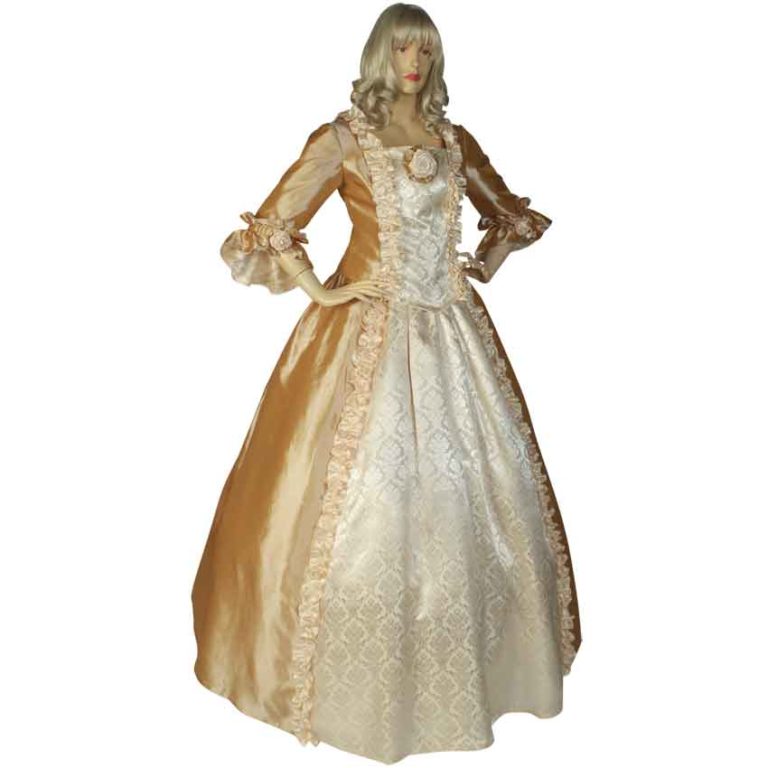 Taffeta Two Piece Renaissance Dress