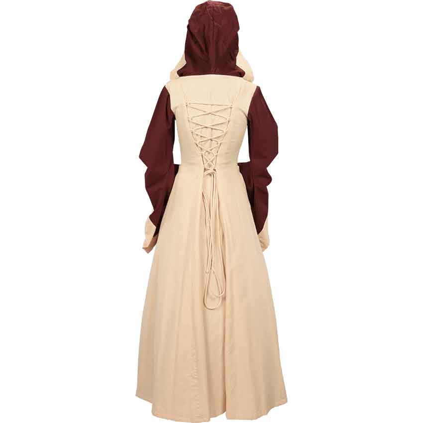 Ladies discount hooded dress