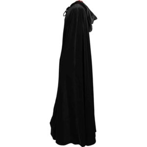 Long Velvet Cloak with Hood - MCI-613 - Medieval Collectibles