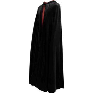 Long Velvet Cloak with Hood - MCI-613 - Medieval Collectibles