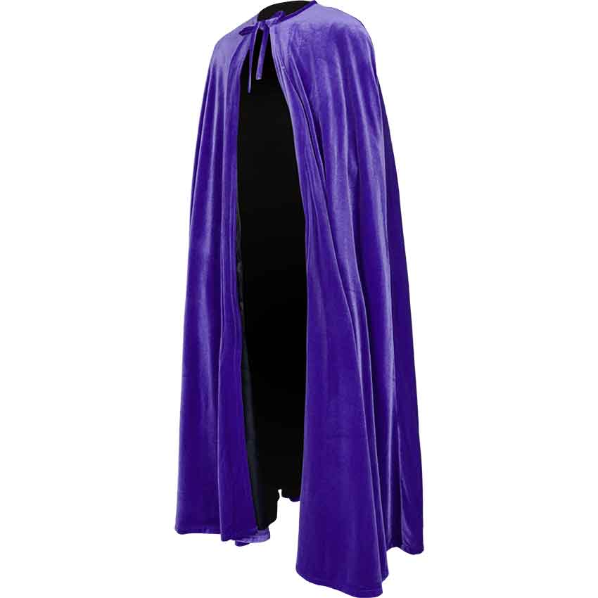 Long Velvet Cloak - MCI-614 - Medieval Collectibles