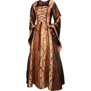 Alluring Damsel Dress with Hood - Copper - MCI-625 - Medieval Collectibles