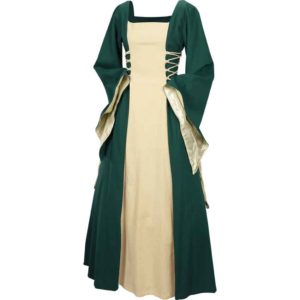 Side Laced Medieval Maiden Dress - MCI-626 - Medieval Collectibles