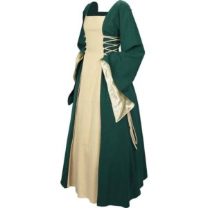 Side Laced Medieval Maiden Dress - MCI-626 - Medieval Collectibles