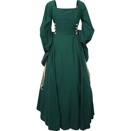 Side Laced Medieval Maiden Dress - MCI-626 - Medieval Collectibles