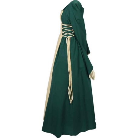 Side Laced Medieval Maiden Dress - MCI-626 - Medieval Collectibles