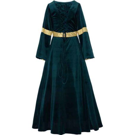 Ladies Velvet Renaissance Gown - MCI-638 - Medieval Collectibles