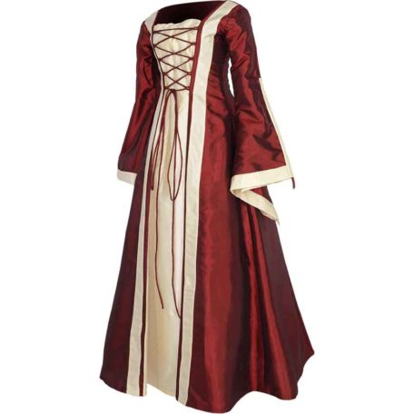 Renaissance Sorceress Dress - Burgundy - MCI-641-Burg - Medieval ...