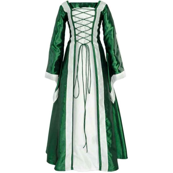 Renaissance Sorceress Dress - Green - MCI-641-Grn - Medieval Collectibles