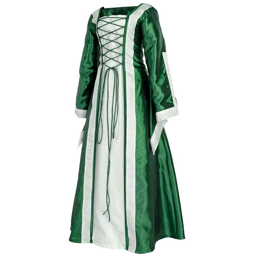 Renaissance Sorceress Dress - Green - MCI-641-Grn - Medieval Collectibles