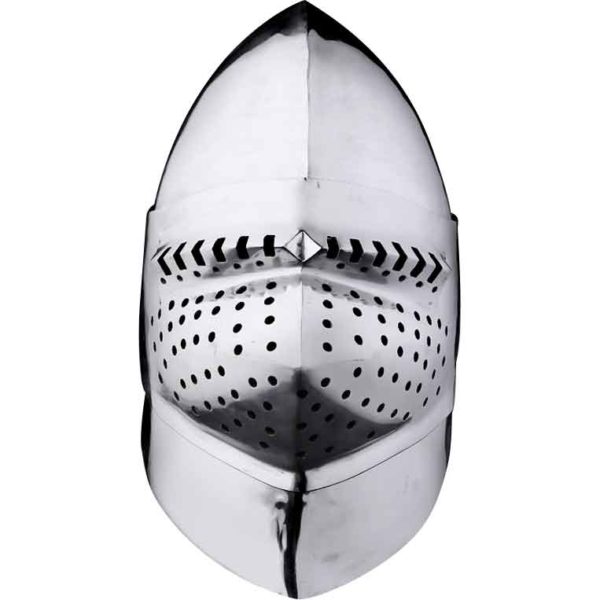 Great French Bascinet Helmet - MH-H0991 - Medieval Collectibles