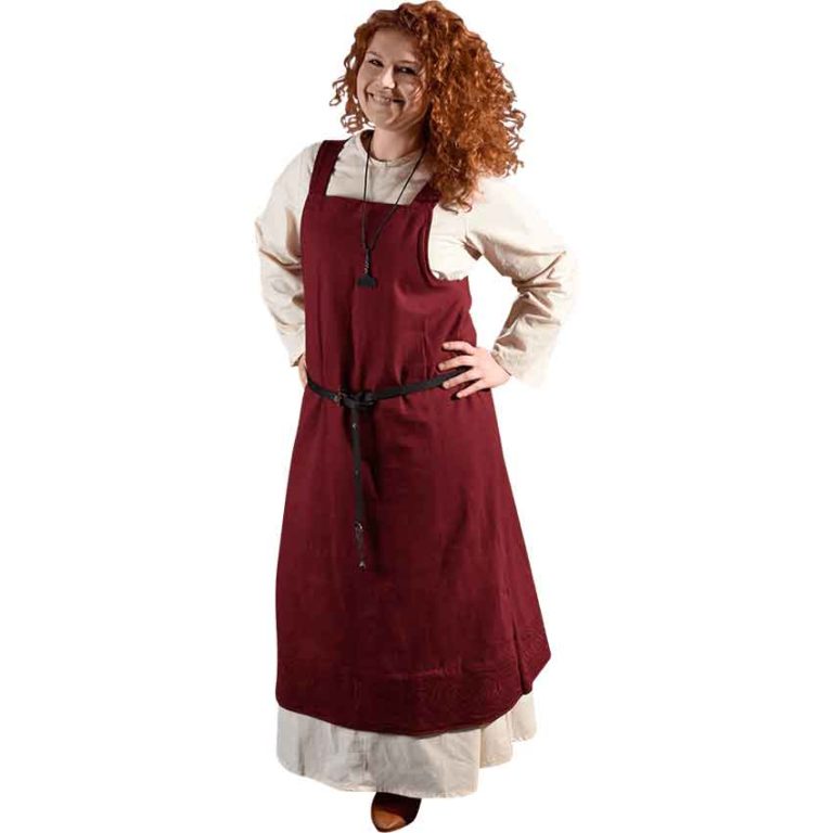 Alva Apron Canvas Dress - MY100427 - Medieval Collectibles