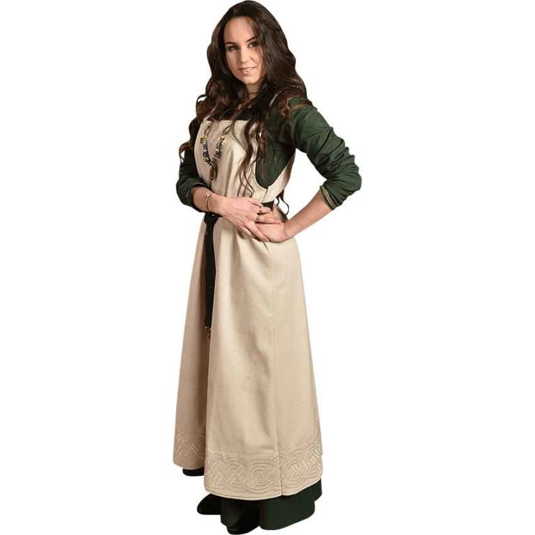 Alva Apron Canvas Dress - MY100427 - Medieval Collectibles