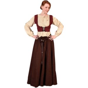 Kara Canvas Blouse - MY100564 - Medieval Collectibles