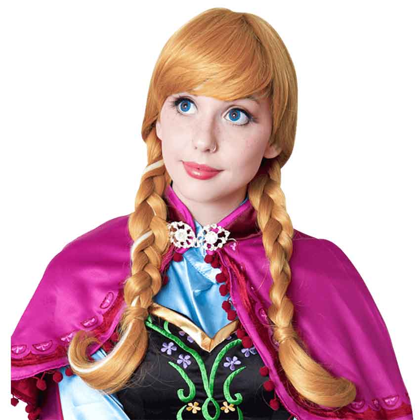 anna cosplay wig