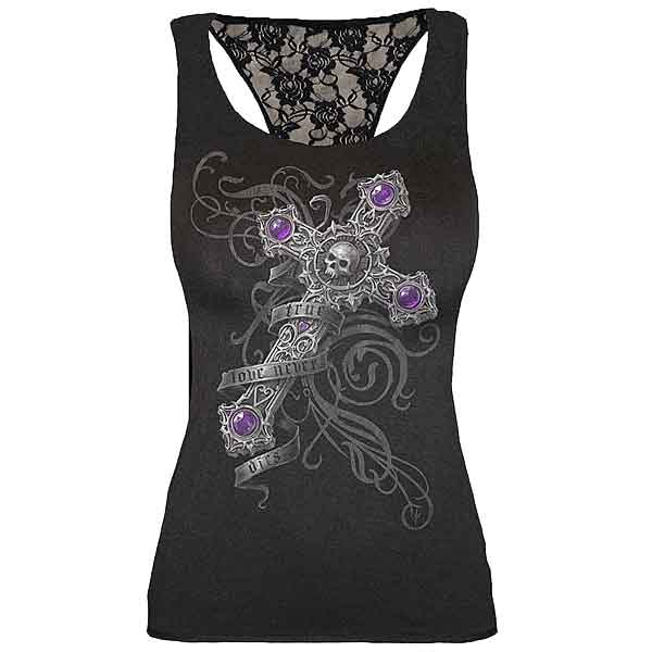 Womens Gothic Medieval Corset Bustier Tank Tops Camisole Bandage