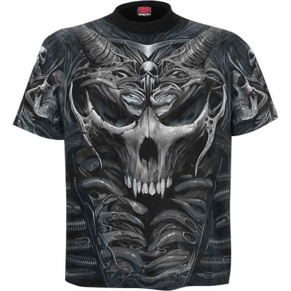 Skull Armour T-Shirt - SL-00944 - Medieval Collectibles