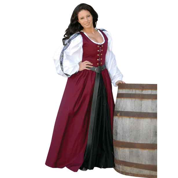  Traditional Irish Dress for Women Short Medieval