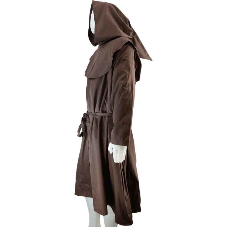 Medieval Monk Robe with Hood