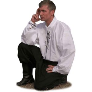 Essential Pirate Shirt - White - Medieval Collectibles