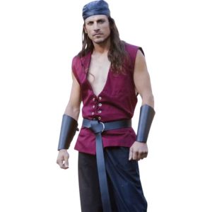 Pirates Captain England Elegant Long Vest