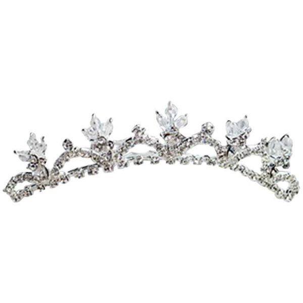 Rhinestone Flower Coronet