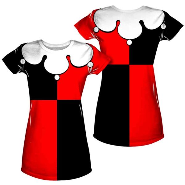 Harley Quinn Dress Womens T-Shirt