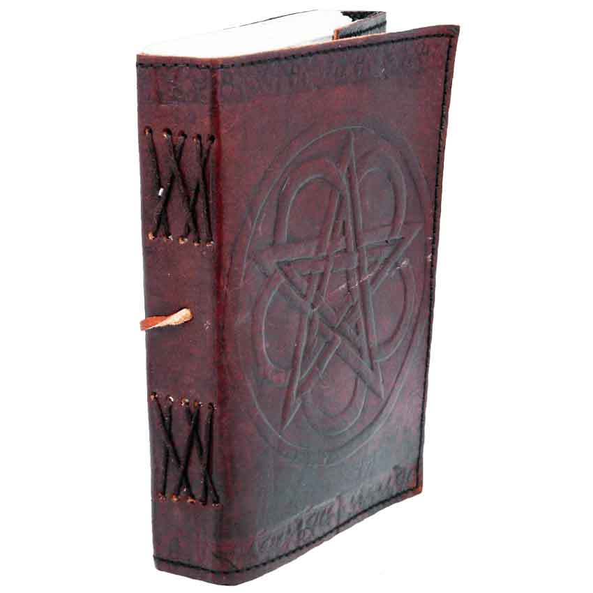 Pentagram Leather Journal - 060-2230 - Medieval Collectibles