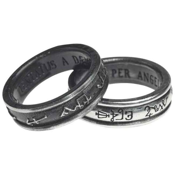 Demon Black and Angel White Ring