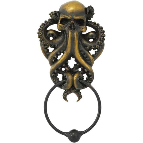 Skeletal Octopus Door Knocker