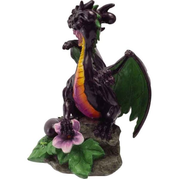 Eggplant Dragon Statue