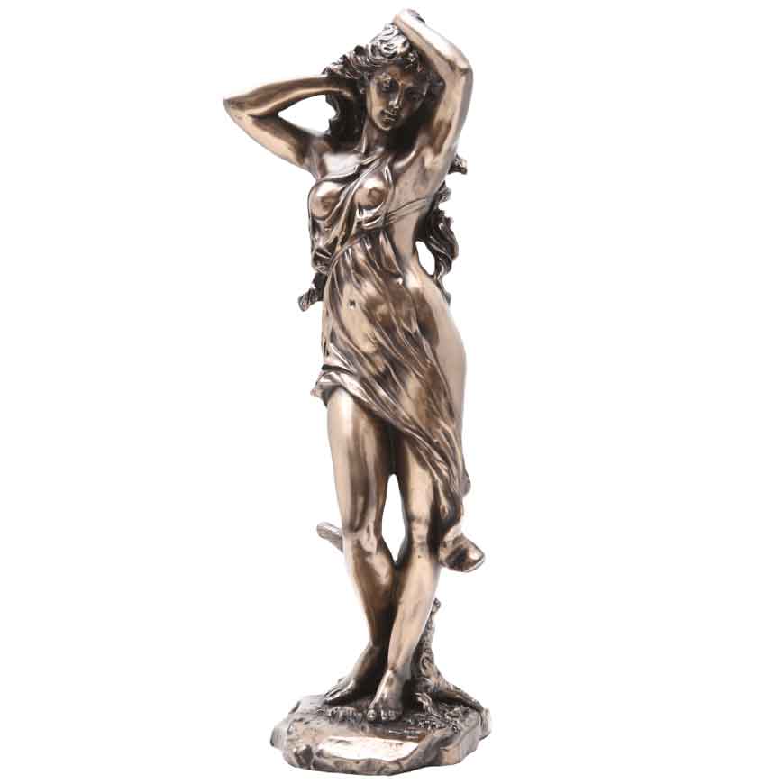 greek goddess aphrodite statue with clothes on