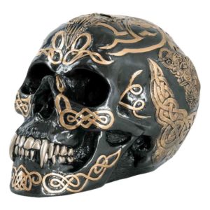 Black Celtic Skull