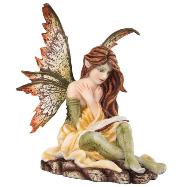 Reading Fairyland Fairy Statue - CC9728 - Medieval Collectibles