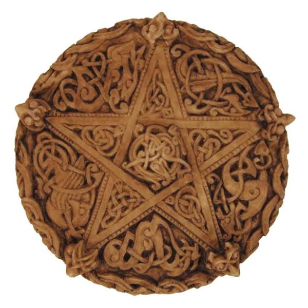 Celtic Knotwork Pentacle Plaque