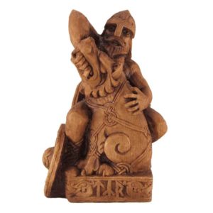 Tyr And The Binding of Fenrir Statue, Norse God Of War Sculpture