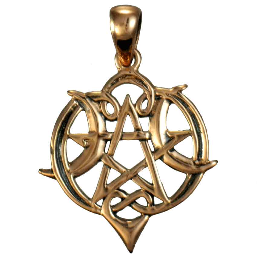 DD: Silver Heart Pentacle Necklaceアクセサリー