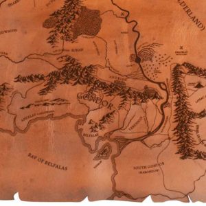 Leather Map of Middle Earth - DK1060 - Medieval Collectibles