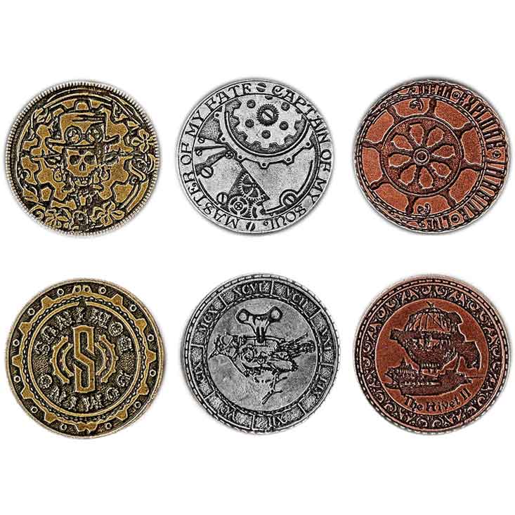 Steampunk Coin Set - DL-1013 - Medieval Collectibles