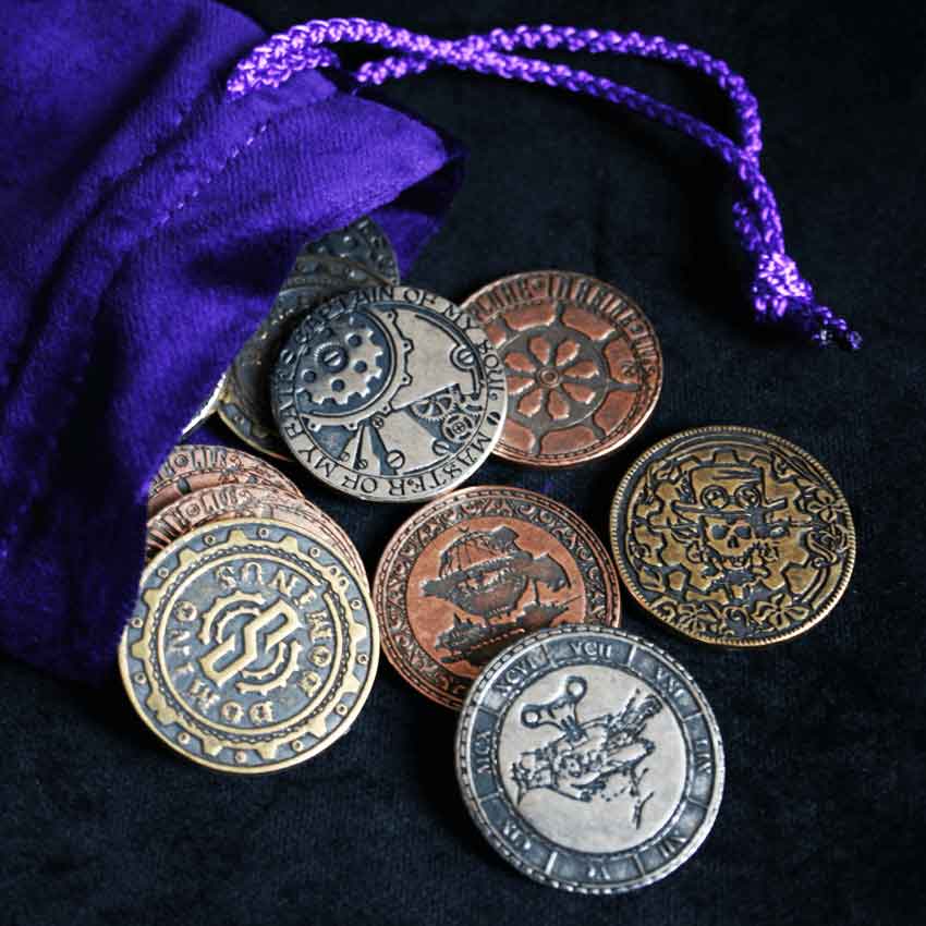 Steampunk Coin Set - DL-1013 - Medieval Collectibles