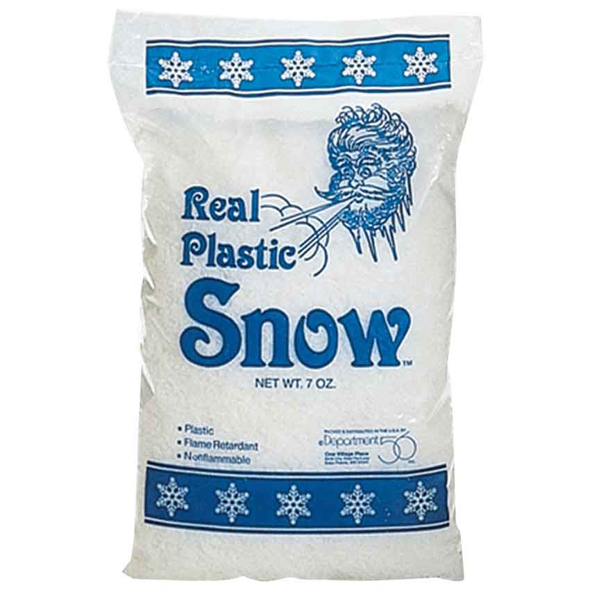 Bag of Real Plastic Snow - Village Landscapes and Trees by Department ...