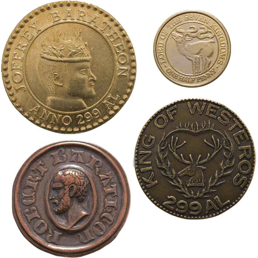 Game of Thrones Coins and Currency - Medieval Collectibles