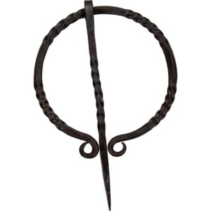 Steel Viking Penannular Cloak Pin by Medieval Collectibles