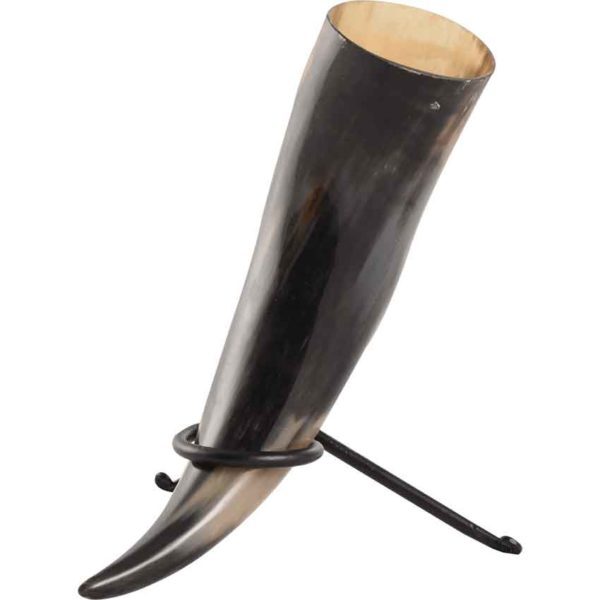 Valhalla Valknut Drinking Horn with Stand