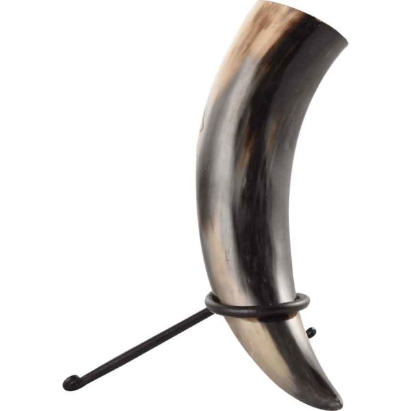 Valhalla Valknut Drinking Horn with Stand