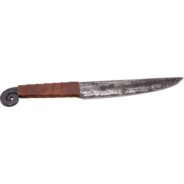 Scrolled Germanic Knife - HW-701036 - Medieval Collectibles