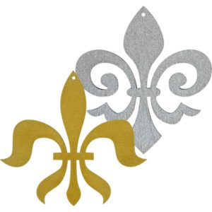 Fleur de Lis Ornament Set of 6